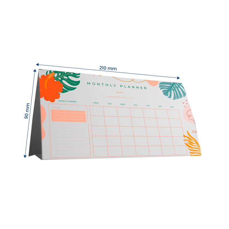 Calendario de sobremesa poliéster